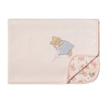 Imagem de Manta De Suedine Bebê Aurora Rosa - Hug