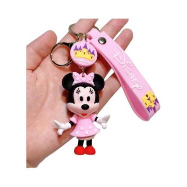 Imagem de Chaveiro De Boneca Disney Mickey Mouse E Minnie, Pingente De Carro E M