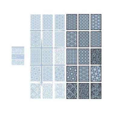 Imagem de Adesivos Vintage Em Renda Preta E Branca 30pcs DIY Para Diário, Colage