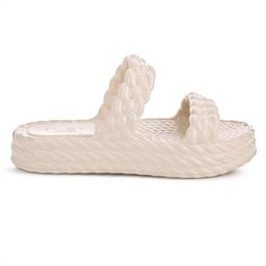 Imagem de Sandália Brizza Arezzo EVA Salto Off White - Feminino-Feminino