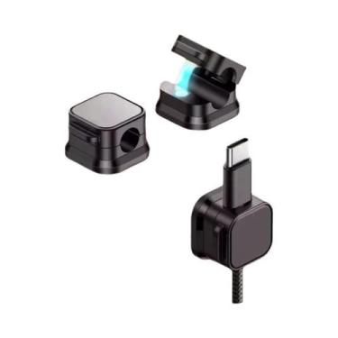 Imagem de 10 Peças Suporte Magnético Autoadesivo Para Cabos, Clipe Organizador D