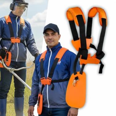 Imagem de Cinto Especial De Sustentação Cor Preto E Laranja Bjb Equipamentos Roçadeiras Multimarc...