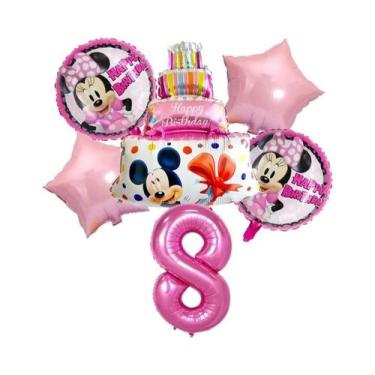 Imagem de Conjunto De Balões Mickey E Minnie Para Menina E Menino, Decoração De 