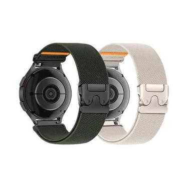 Imagem de Pulseira De Nylon De 20mm 22mm Para Samsung Galaxy Watch 7 6 5 4 E Hua