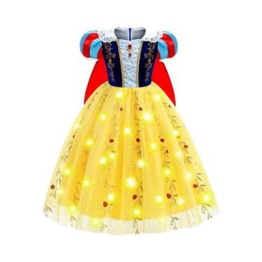 Imagem de Vestido De Halloween Para Meninas, Vestido De Branca De Neve Luxuoso C
