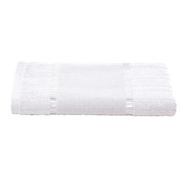 Imagem de Toalha Banho Bella Dohler Bordar Barrado Etamine 70X140cm - Branco, Br