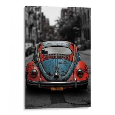 Imagem de Quadro decorativo Carro Nostálgico nas Ruas da Memória - Art Canvas, 1