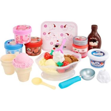 Imagem de Kit Cozinha Infantil Sorveteria De Brinquedo - Creative Chefs Ice Crea