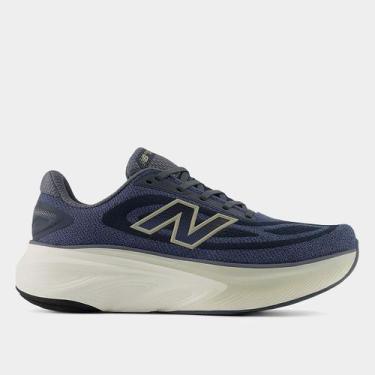 Imagem de Tênis New Balance Fresh Foam x More V6 Masculino, Grafite, Azul, 38