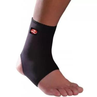 Imagem de Tornozeleira Realtex Neo Cano Longo, Preto, G