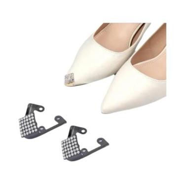 Imagem de Protetores De Bico Metálicos Para Sapatos De Salto Alto Femininos, Dec