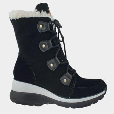 Imagem de Bota Feminina Forrada Madryn Nobuck Com Lã Cor: ; Tamanho: 34-Feminino