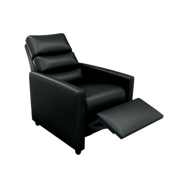 Imagem de Poltrona Do Papai Reclinável Turin Couro Sintético Preto Matrix