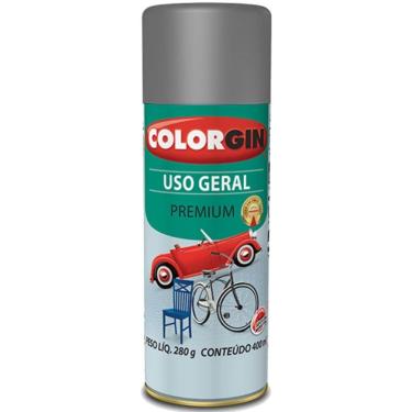 Imagem de Tinta Spray para Uso Geral Premium 400ml Cinza Placa - 55041 - COLORGIN