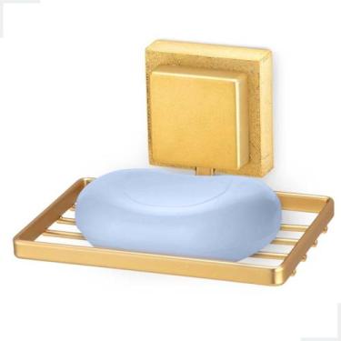 Imagem de Porta Saboneteira Banheiro Suporte Parede Banheiro Lavabo Porta Sabone