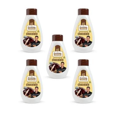 Imagem de Combo Cobertura para Sorvete Chocolate 280g Fazenda Sedrez - 5 unid