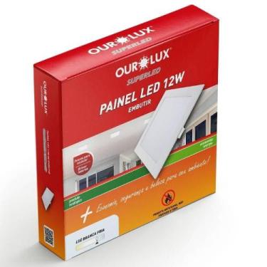 Imagem de Painel Abs Led Embutir 18 Watts Bivolt 2700k Redondo - 02900 - Ourolux