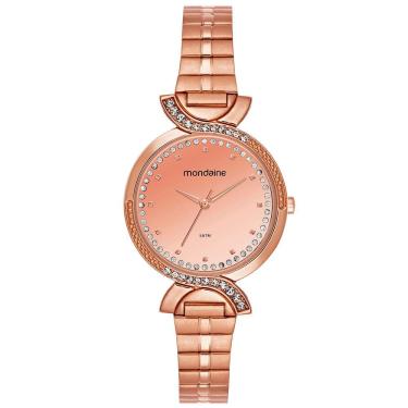 Imagem de Relógio MONDAINE KIT analógico rosê bolsa 32828LPMVRE3
