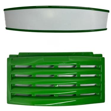 Imagem de Kit Saia Veneziana e Testeira Compatível Cervejeira Metalfrio Verde - 