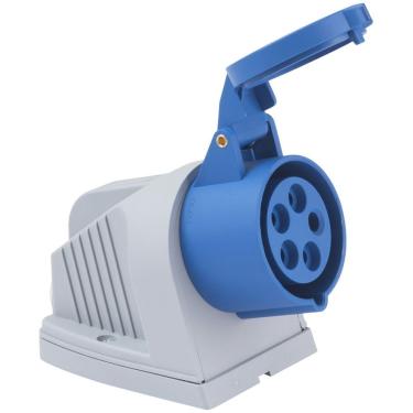 Imagem de Tomada de Sobrepor 3P+N+T 16 a 220-250 V 09H IP44 para Ambientes Industriais e Comercia...