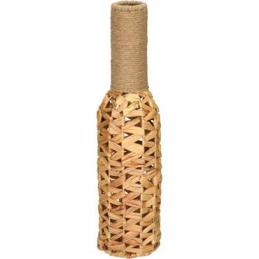 Imagem de VASO DECORATIVO ENFEITE PLANTA FIBRA NATURAL E METAL 61x15x15cm