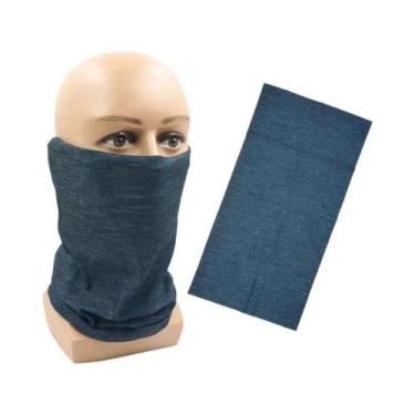 Imagem de Máscara Facial Esportiva Feminina Com Proteção UV, Bandana Degradê, Ba