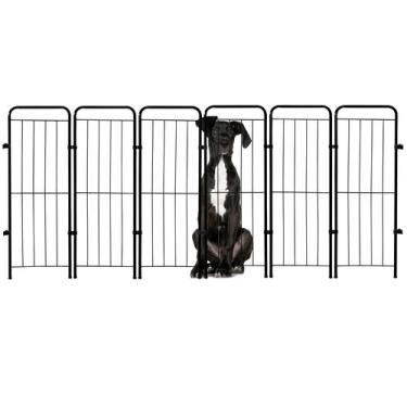 Imagem de Cercado Pet Dobrável Segurança Cão 217x98cm 6 Módulos Cachorro - GIFT 