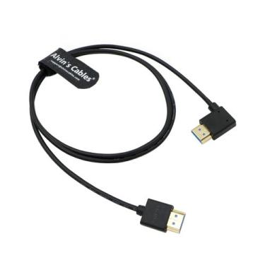 Imagem de Cabo HDMI 2.1 Alvin's Cables Ultra HD 8K reto para ângulo reto