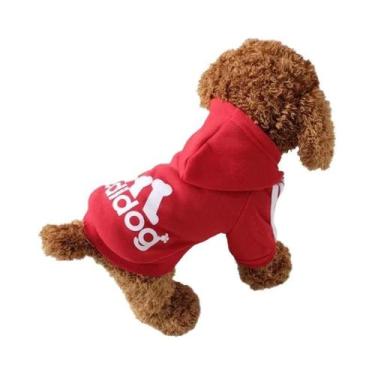 Imagem de Casaco De Inverno Quente Para Cães, Hoodie Para Animais De Estimação D
