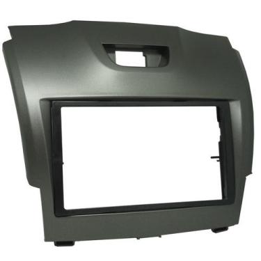 Imagem de Moldura 2 Din S10 Trailblazer 2012 à 2016 Grafite Painel Central Multi