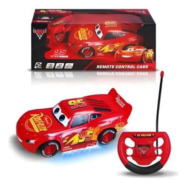 Imagem de Carrinho Relâmpago McQueen com Controle Remoto e Recarregável USB Carr
