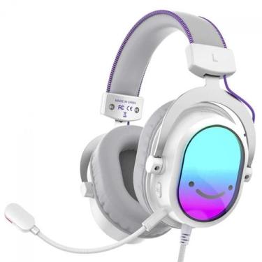 Imagem de Headset Gamer Fifine AmpliGame H16, 7.1 Surround, RGB, USB, White
