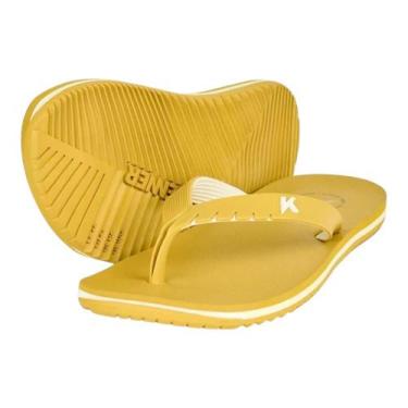 Imagem de Chinelo Kenner Red Pro Pvc Curcuma Masculino Amarelo, Amarelo, 44/45