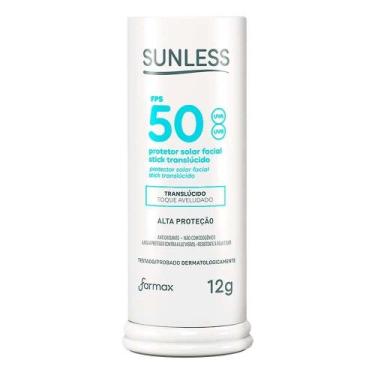 Imagem de Protetor Facial Sunless FPS50 Stick Translúcido 12g