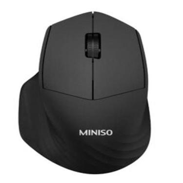 Imagem de Mouse silencioso sem fio alcance de até 10 metros preto - MINISO