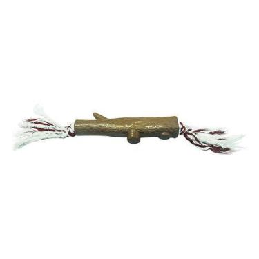 Imagem de Galho Borracha C/ Corda Mordedor Brinquedo Educativo De Caes - ONGPET