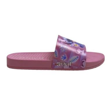 Imagem de Chinelo Infantil Stitch Menina 23406 Rosa - Grendene Kids, 29
