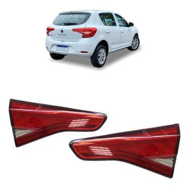 Imagem de Lanterna Traseira Sandero 2020 2021 2022 2023 Led Bicolor Porta Malas 