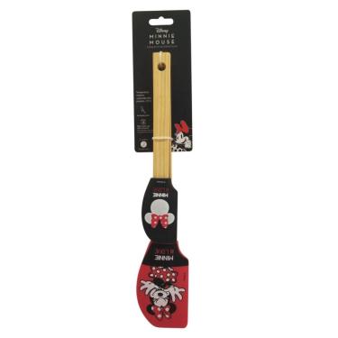 Imagem de Conjunto de Espátulas Bambu 2 Peças Disney Minnie ST Importações Bolo e Sobremesa