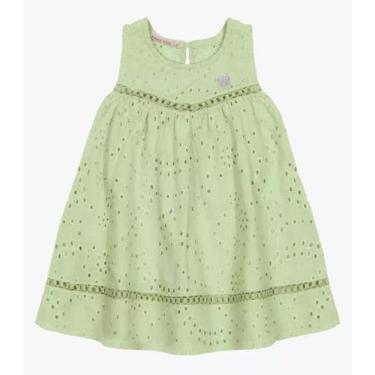 Imagem de Vestido Bebê Menina em Laise Trick Nick, Verde, G