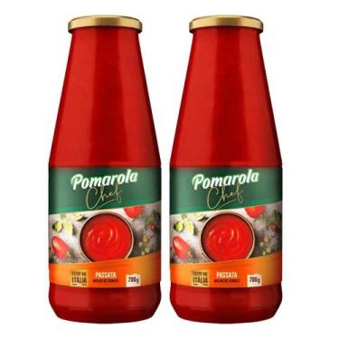Imagem de Molho de Tomate Pomarola Tradicional 700g - 2 Unidades
