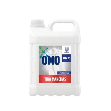 Imagem de Tira Manchas Omo Profissional 5L Líquido Galão Sem Cloro Roupas Branca
