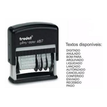 Imagem de Carimbo automatico dater 4817 - TRODAT
