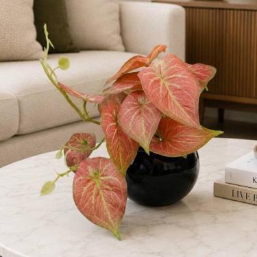 Imagem de Planta Artificial Jiboia Decoração Enfeite Vaso Arranjo Mesa - Genéric