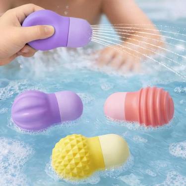 Imagem de Brinquedos de Banho DEFXIER 3 Peças Sensoriais com Aperto e Jato de Ág