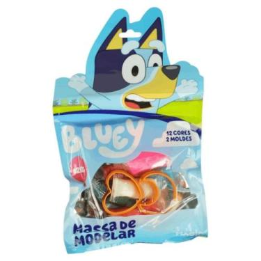 Imagem de Bluey Massa De Modelar Com 12 Cores E Moldes - Ciranda Cultural