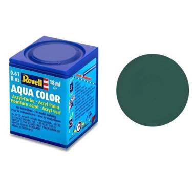 Imagem de Tinta Aqua Color Acrílica Verde Fosco 18Ml Revell 36148