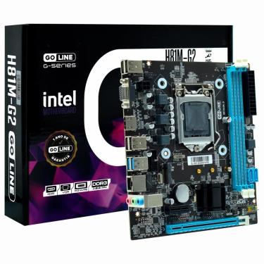Imagem de Placa Mãe GL-H81M-G2 Socket LGA 1150 VGA DDR3 Desempenho Confiável Uso Profissional e Pessoal Goline