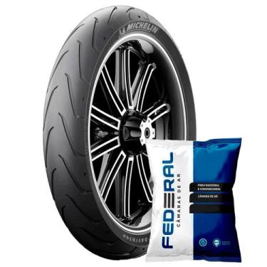 Imagem de Pneu Michelin 100/80-17 52H Scorcher 11 F TL + Câmara De Ar