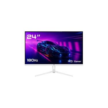 Imagem de Monitor Gamer Branco 24" 1ms, 180Hz, IPS, AMD FreeSync, Full HD, HDMI, DP, Frameless HQ Premium HQW24IP18